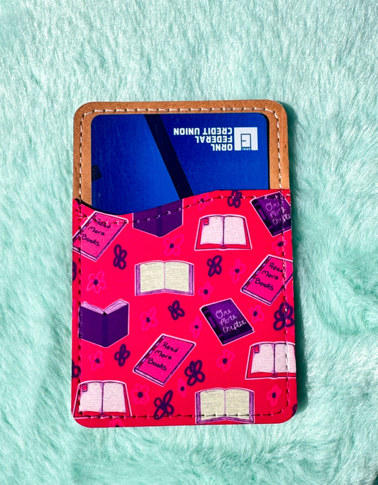 Debit Card Holder for Phone Cases For Book Lovers