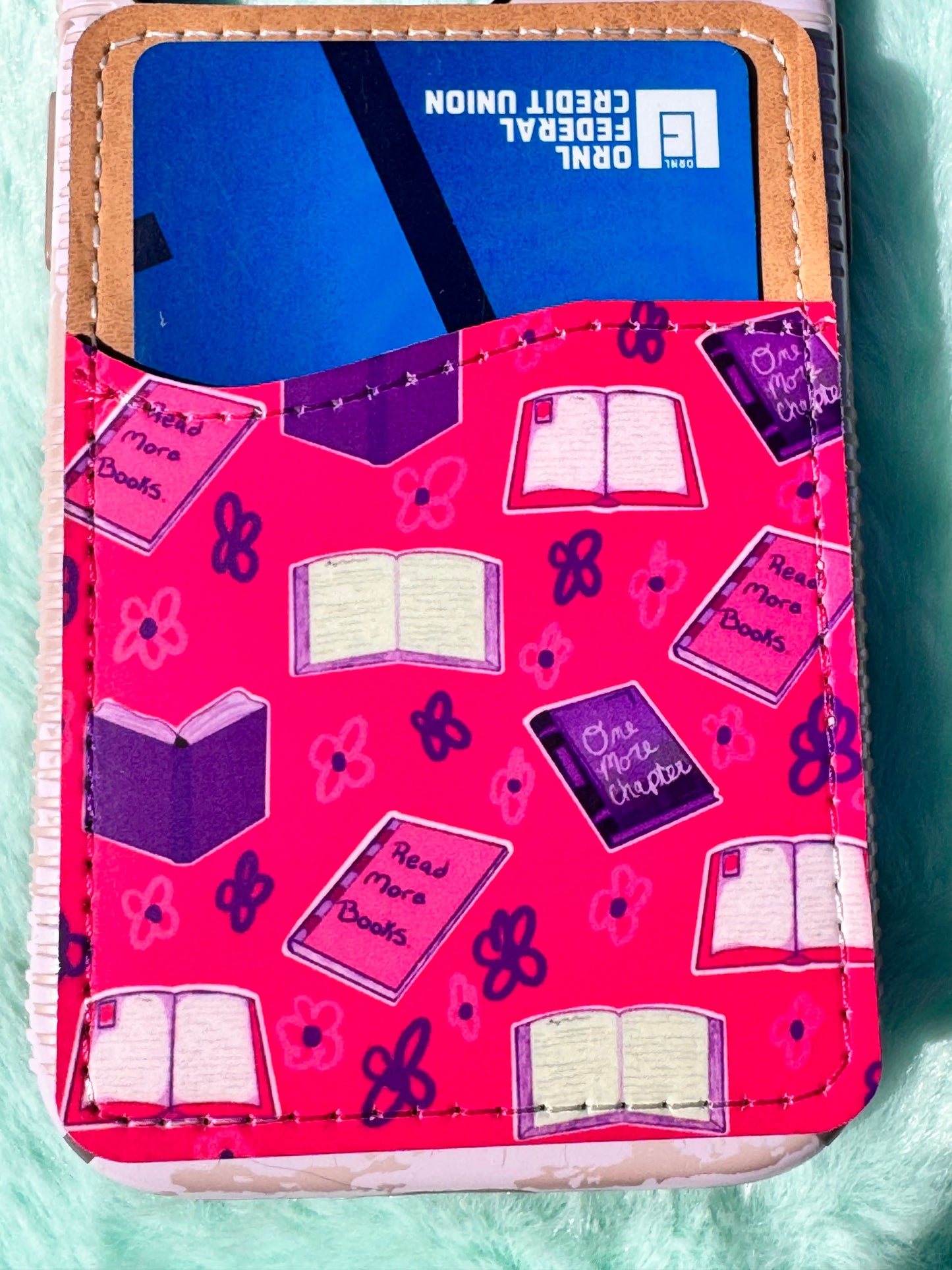 Debit Card Holder for Phone Cases For Book Lovers