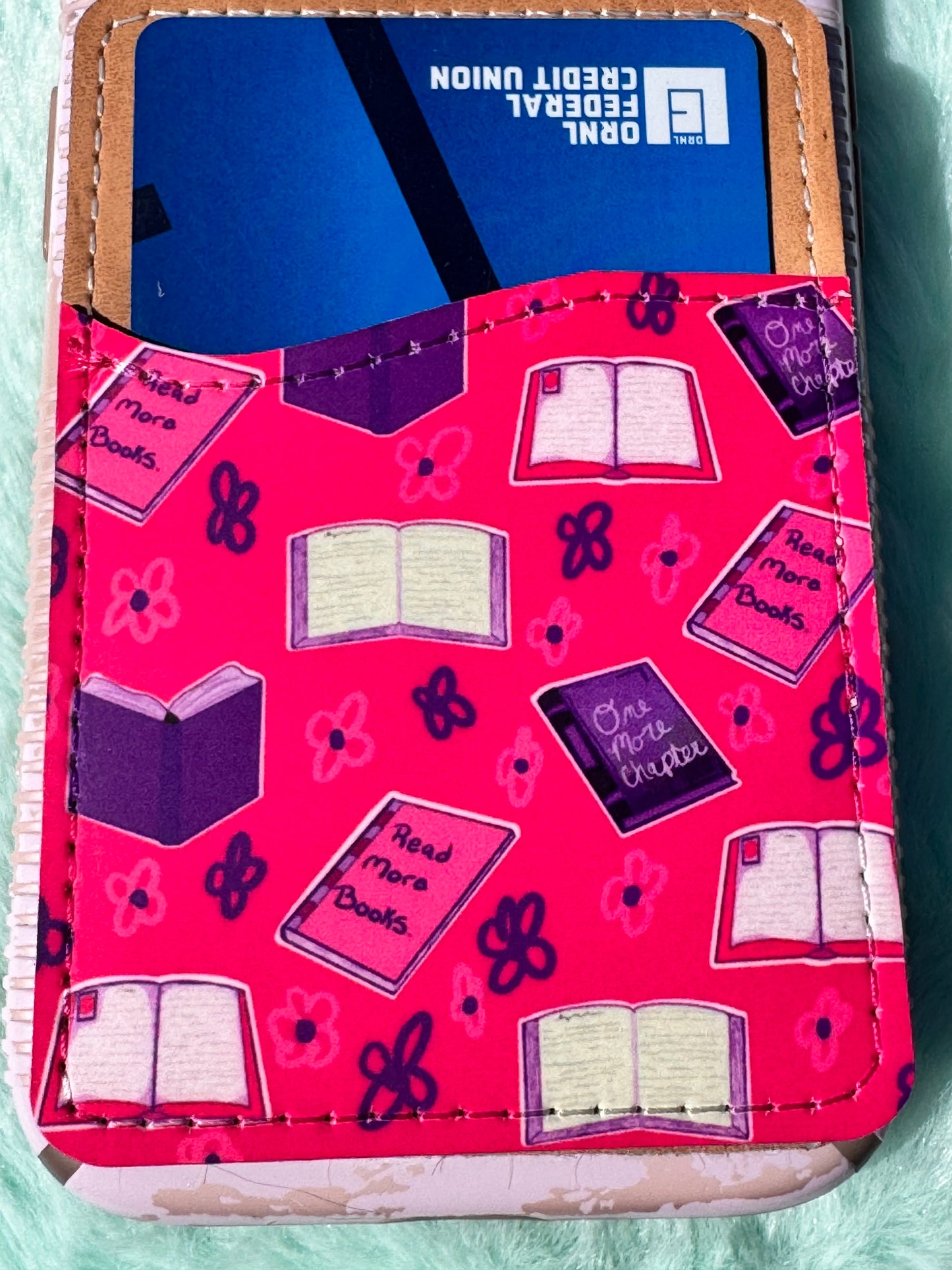 Debit Card Holder for Phone Cases For Book Lovers