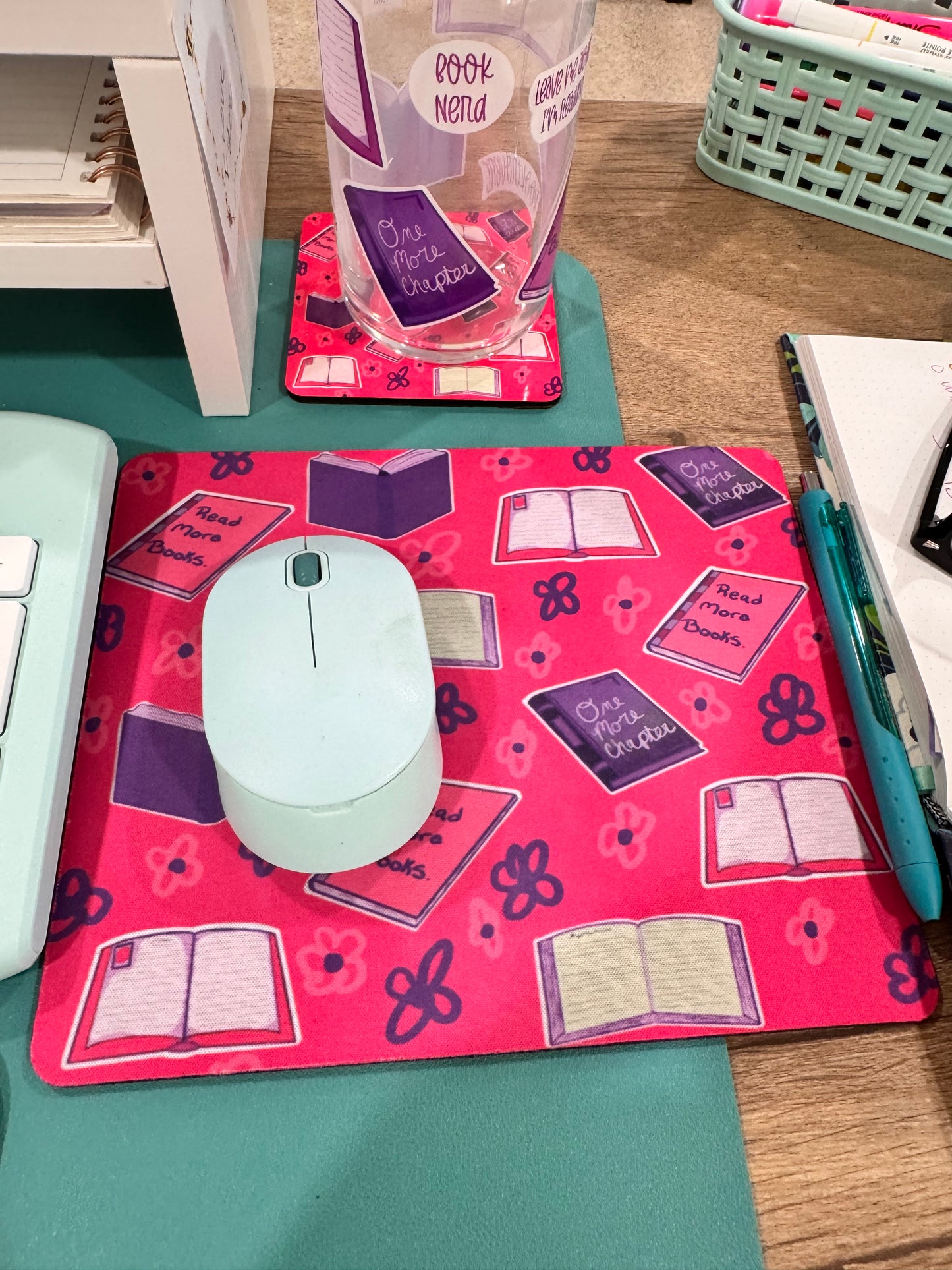 Book Themed Mouse Pad For Readers