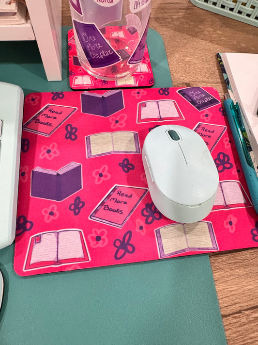 Book Themed Mouse Pad For Readers