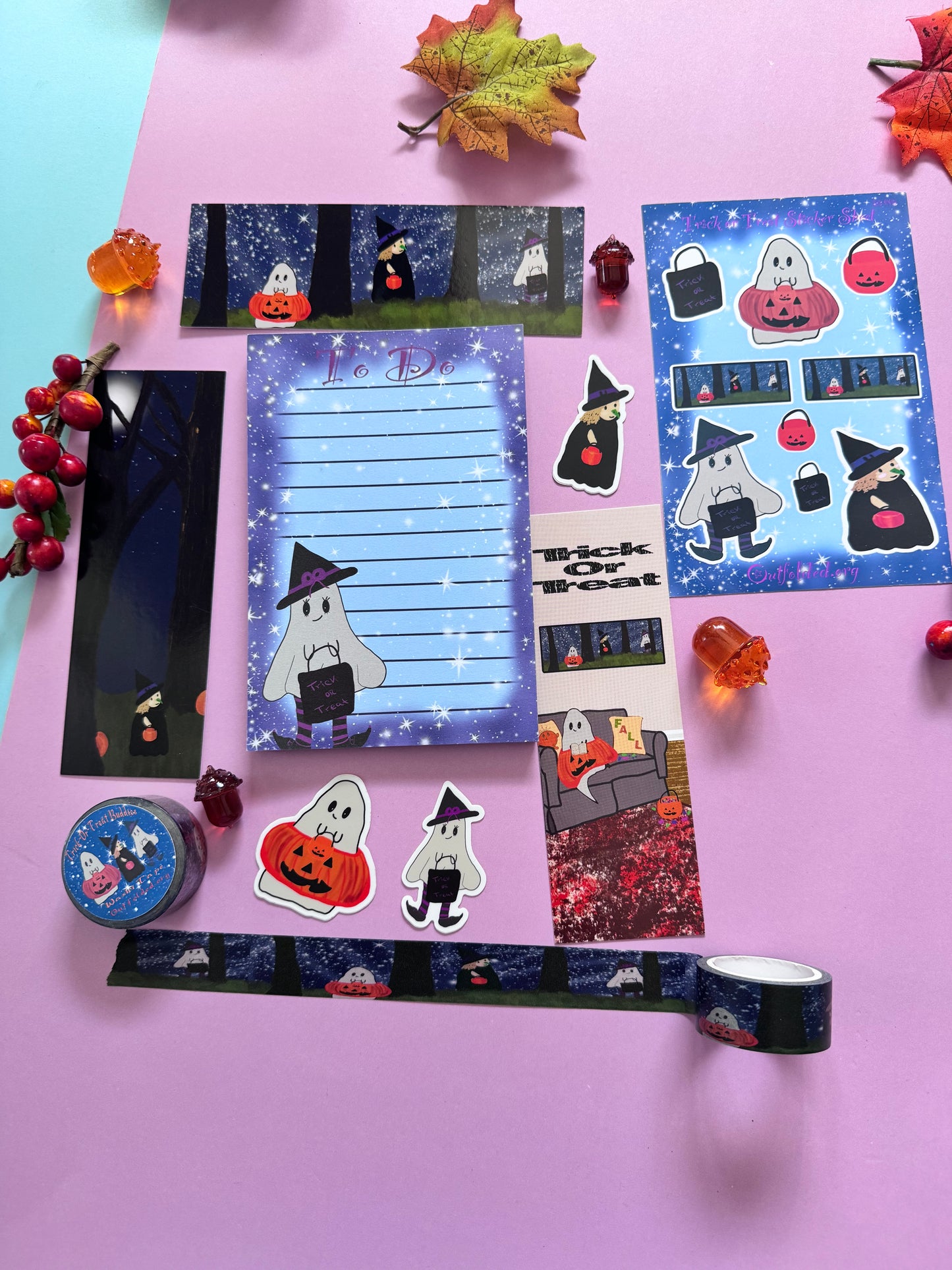 Trick Or Treat Buddies Stationery Gift Set