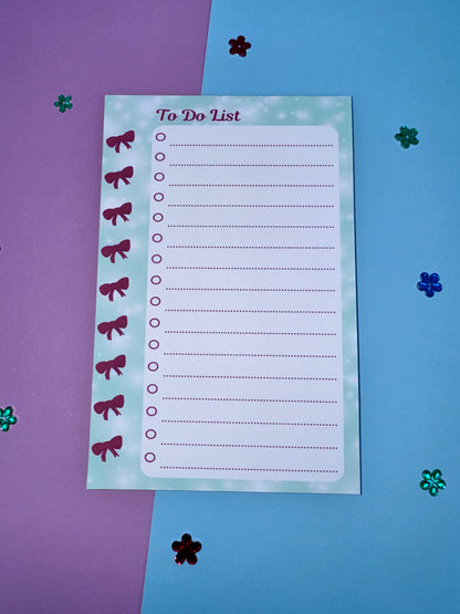 Holiday Red Bow Stationery Set