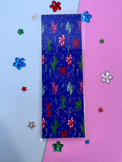 Christmas Bows Holiday Bookmark For Readers