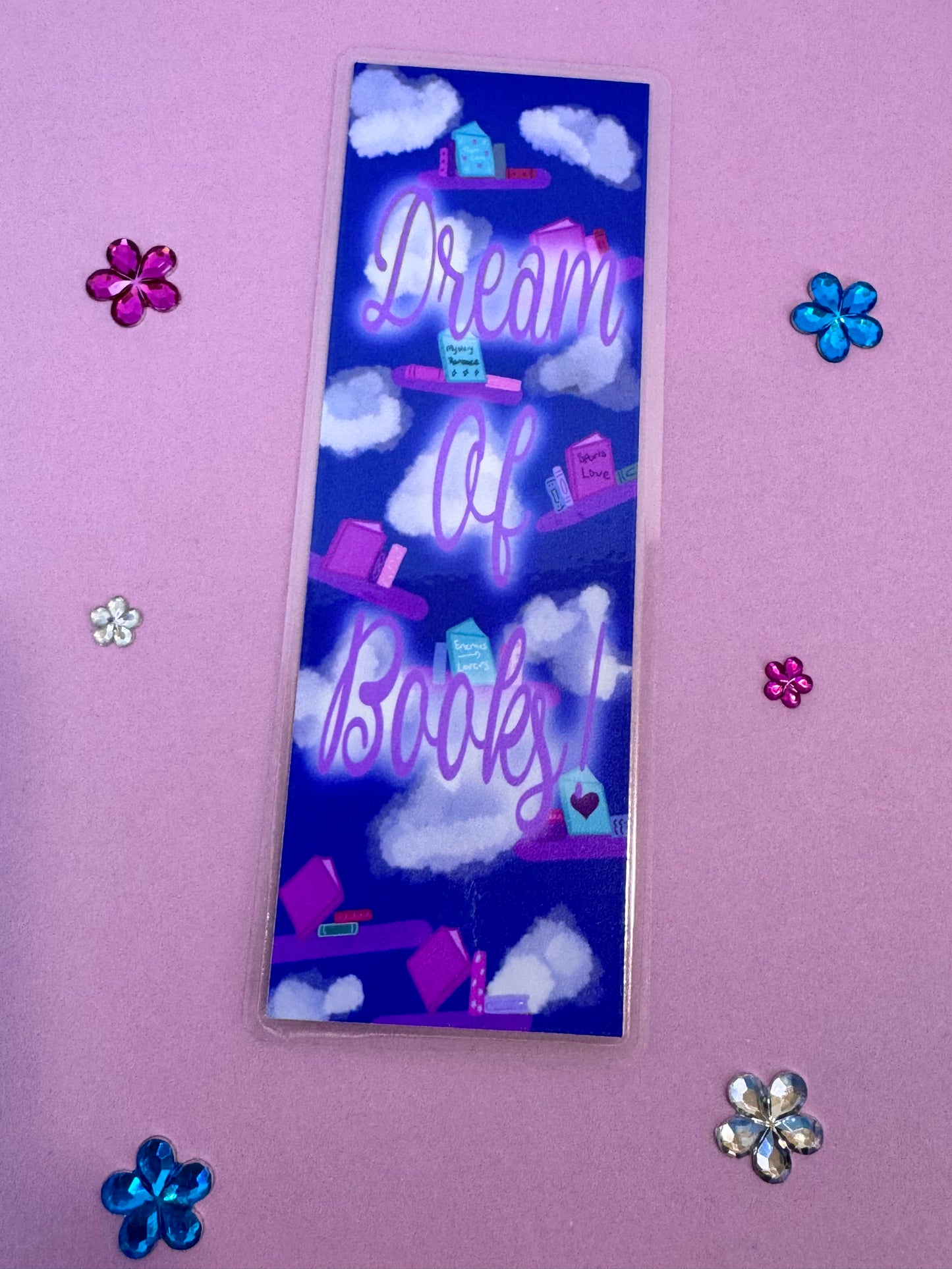 Dreamy Bookmark For Book Lovers - Floating Bookshelves For Readers