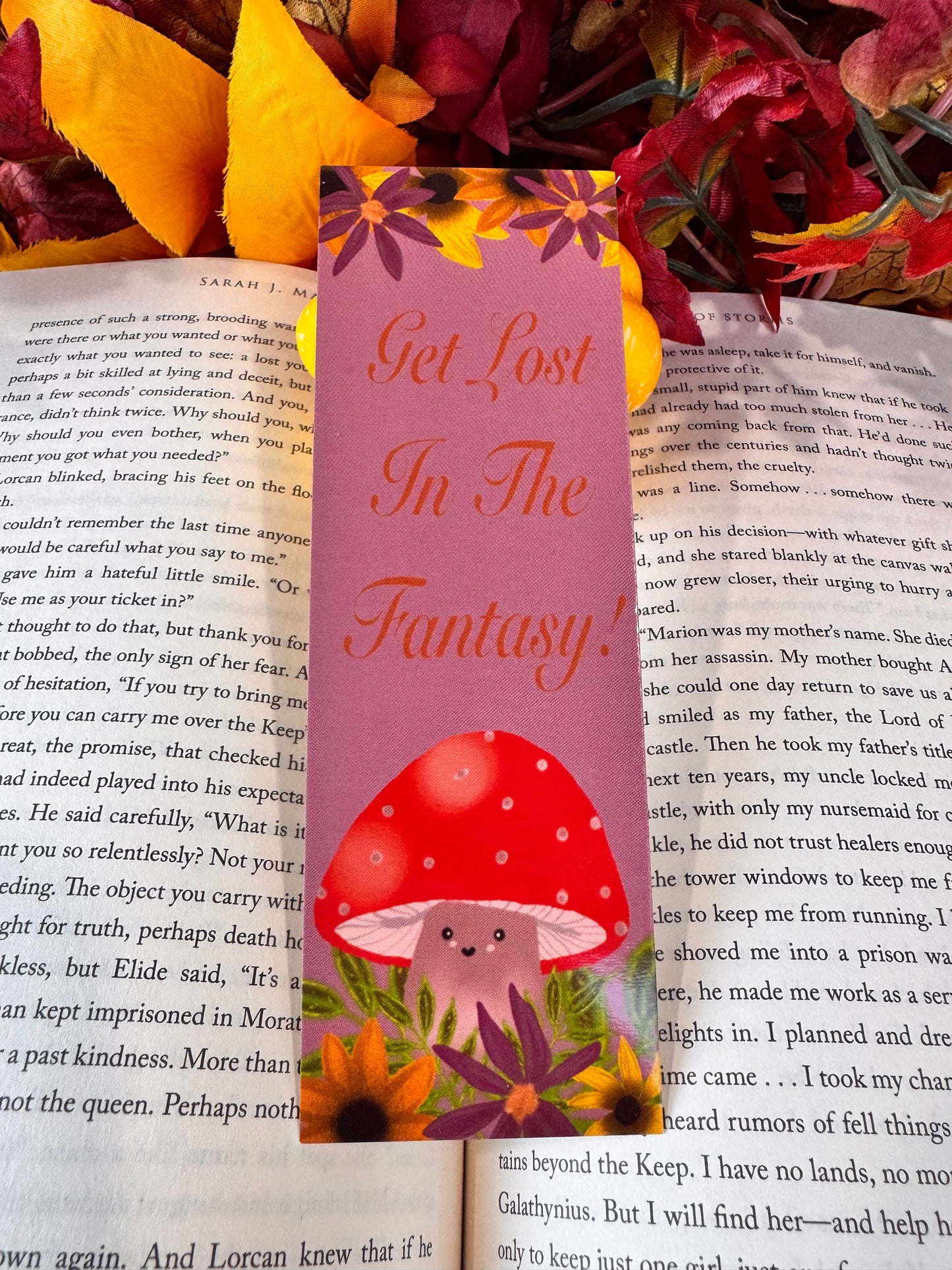 Fall Bookmark Collection: Patch's Picnic, Fall Into A Good Book, Get Lost In The Fantasy Kawaii Mushroom. Buy one or buy them all!