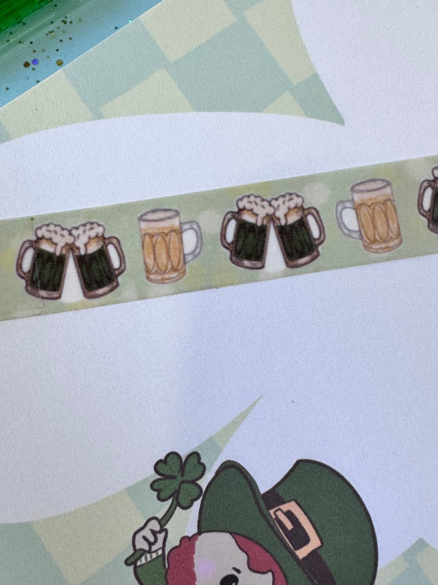 Beer Mug Washi Tape For Adult Planner Pages