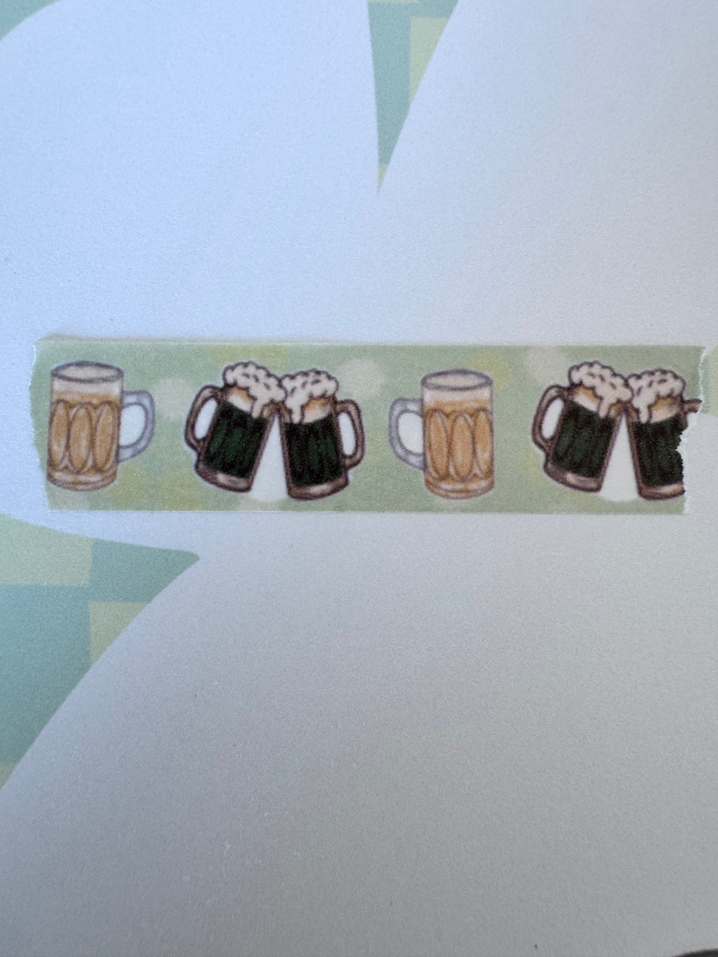 Beer Mug Washi Tape For Adult Planner Pages
