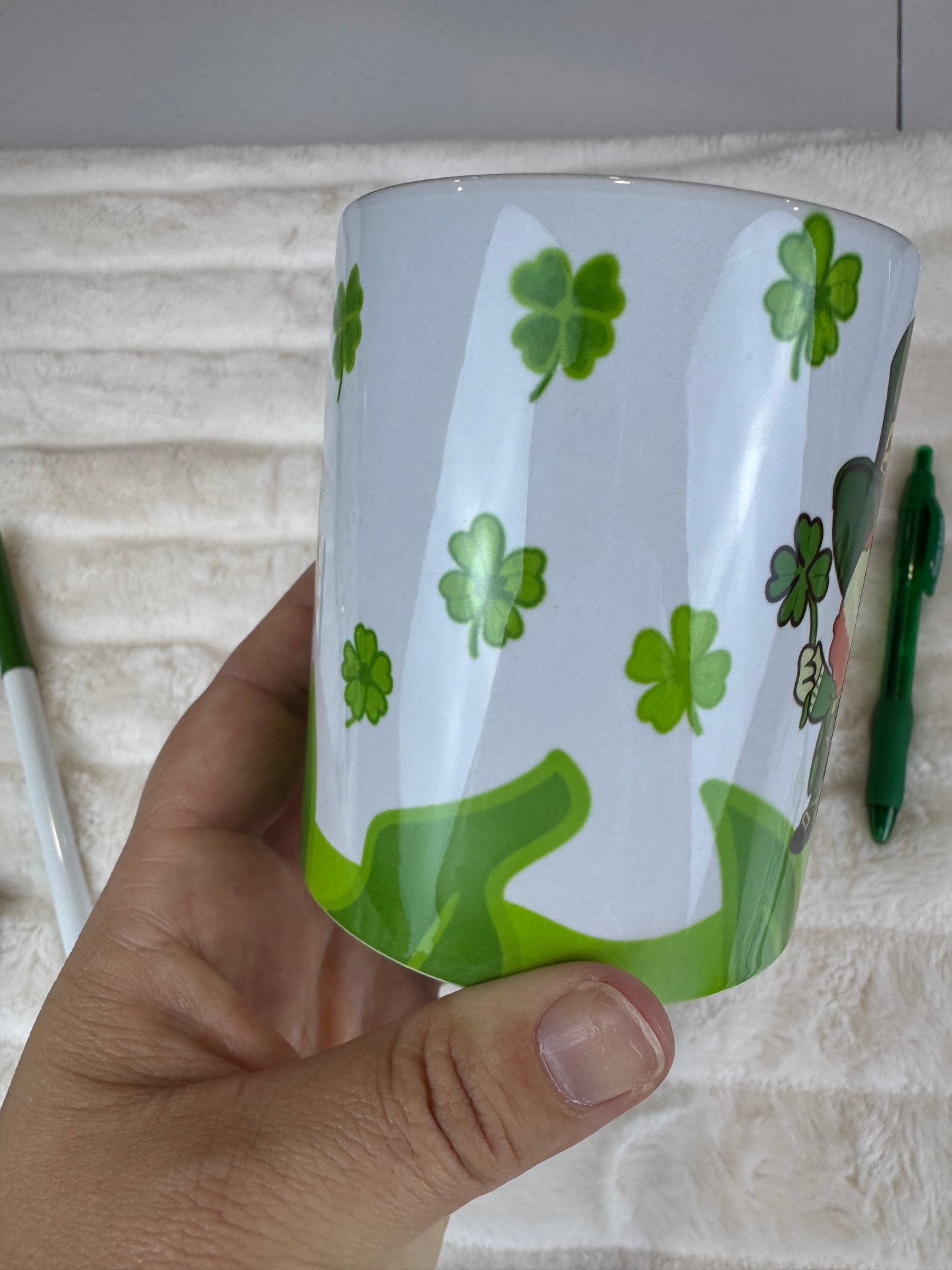 Lucky Leprechaun Sublimated Coffee Mug - B Grade