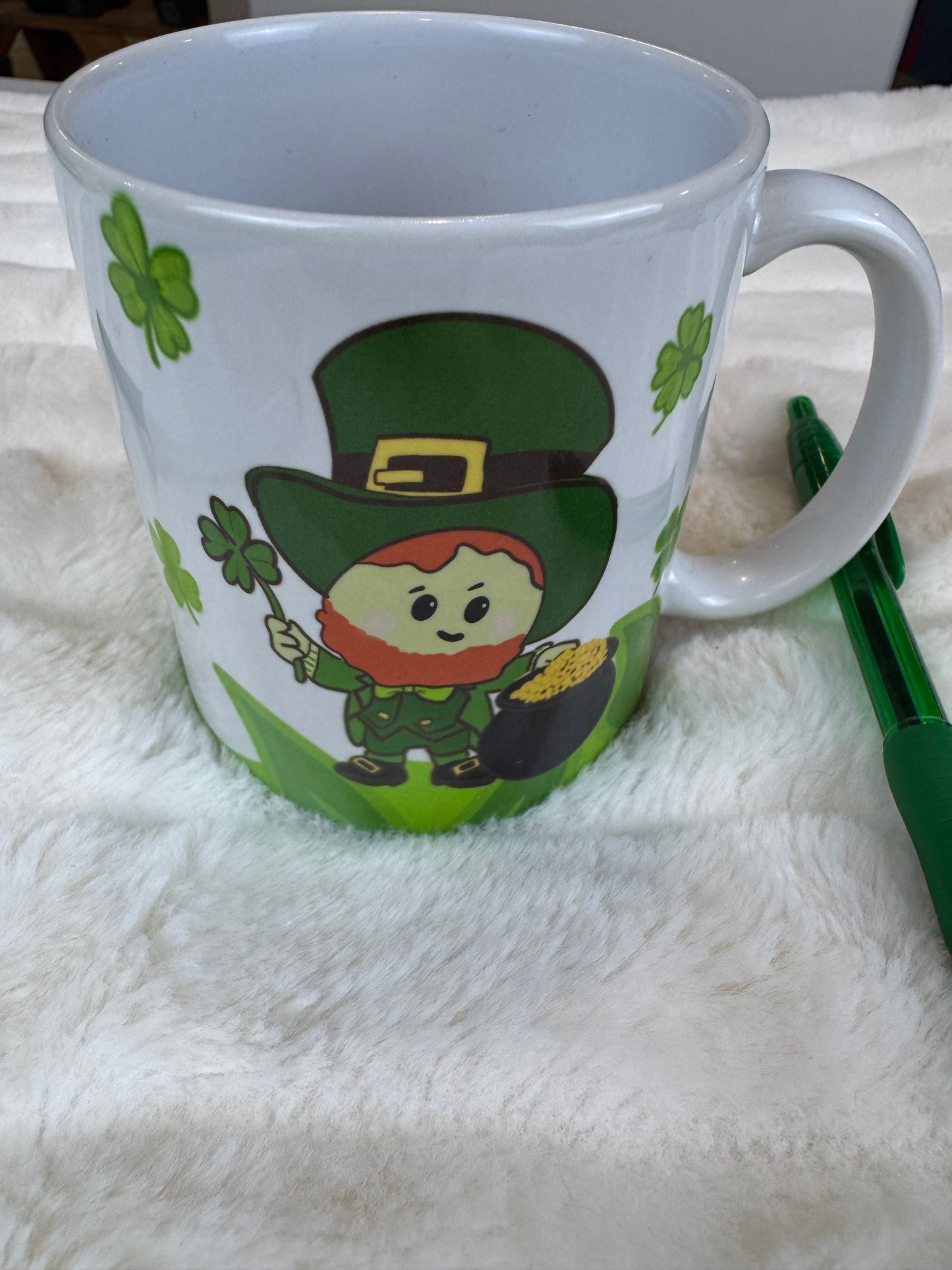 Lucky Leprechaun Sublimated Coffee Mug - B Grade
