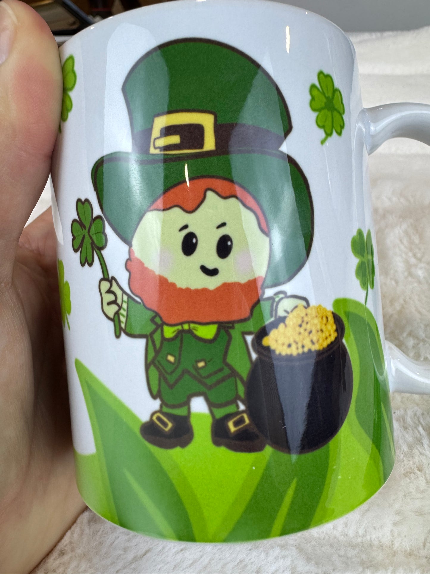 Lucky Leprechaun Sublimated Coffee Mug - B Grade