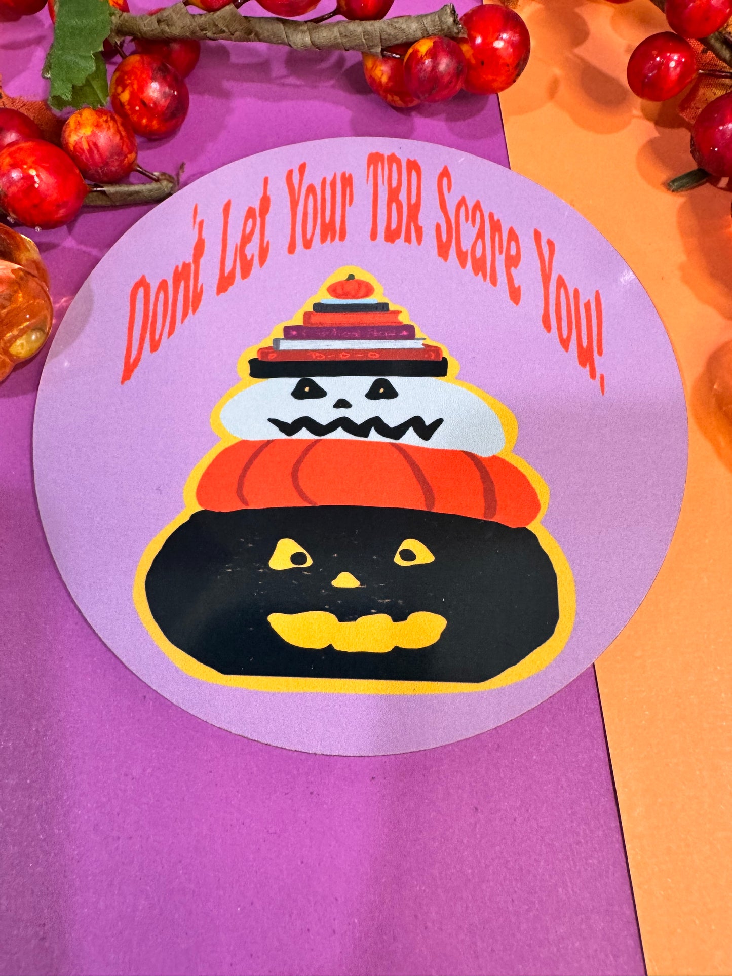 Halloween Coaster For Book Lovers