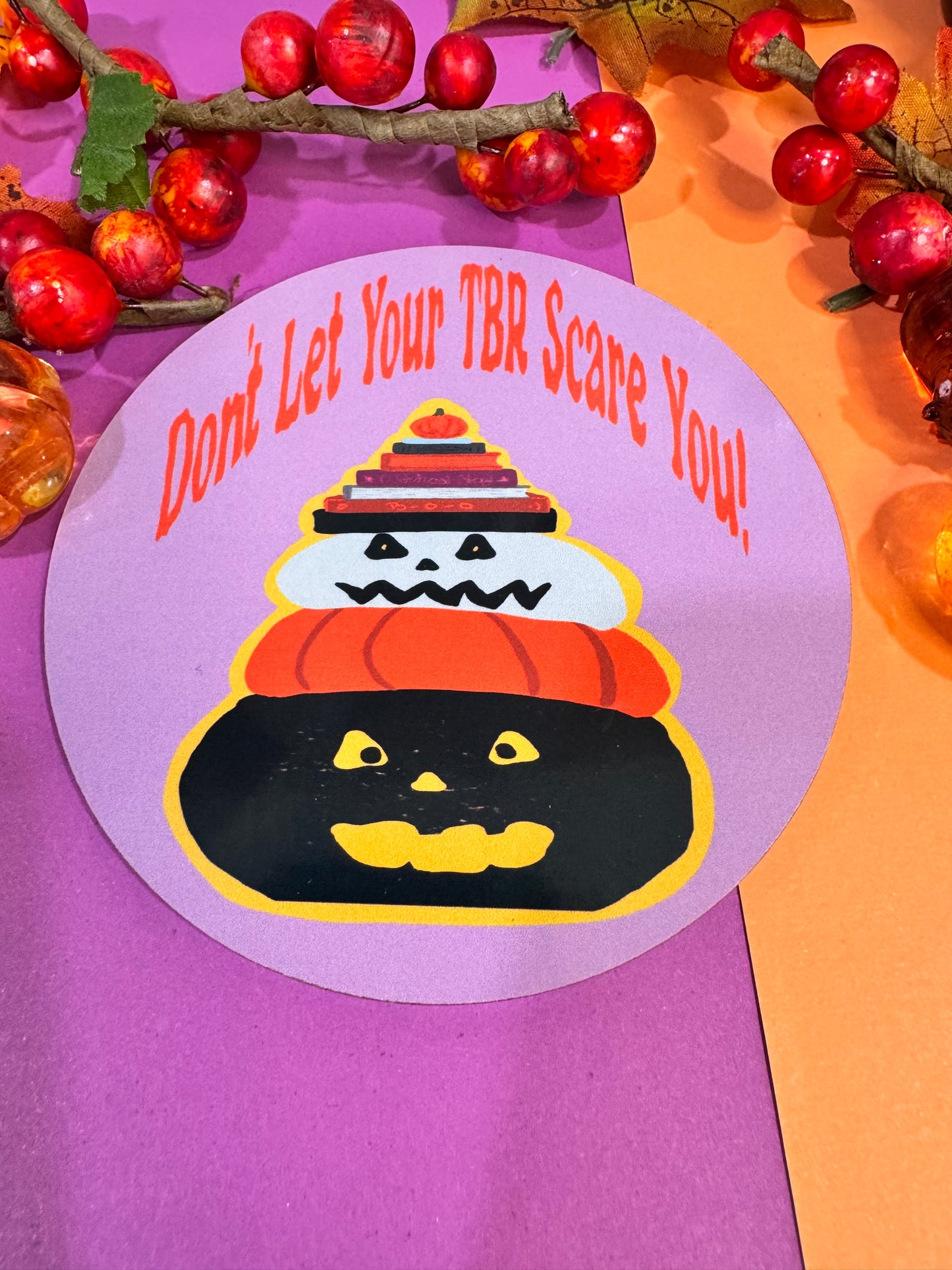 Halloween Coaster For Book Lovers