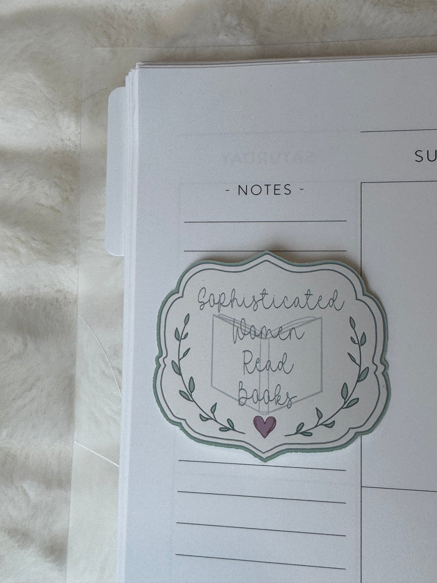 Sophisticated Women Read Books Sticker