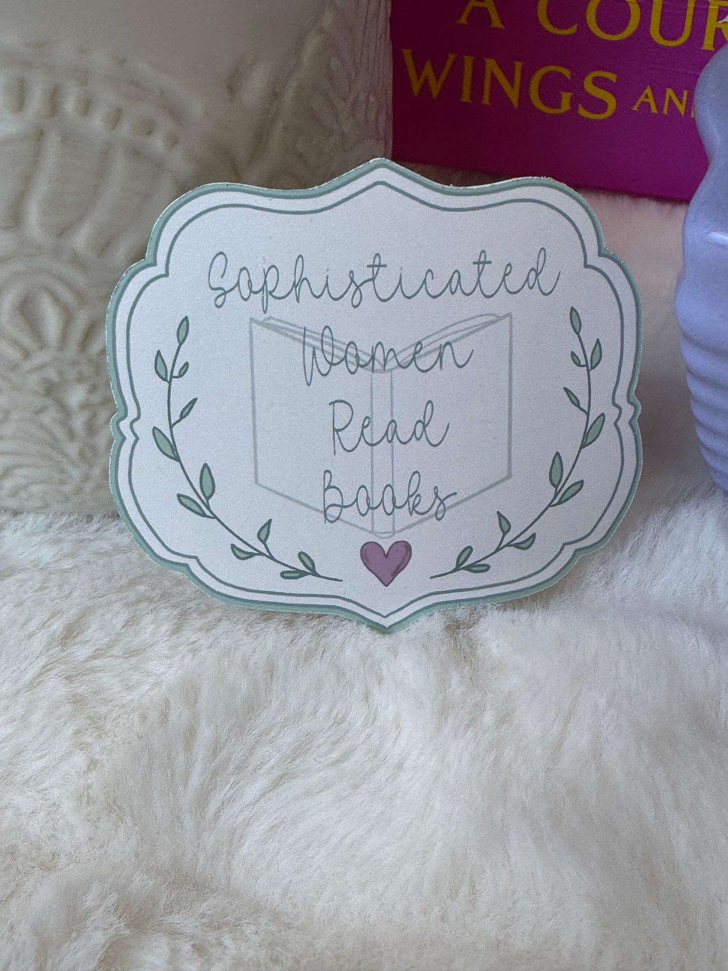 Sophisticated Women Read Books Sticker