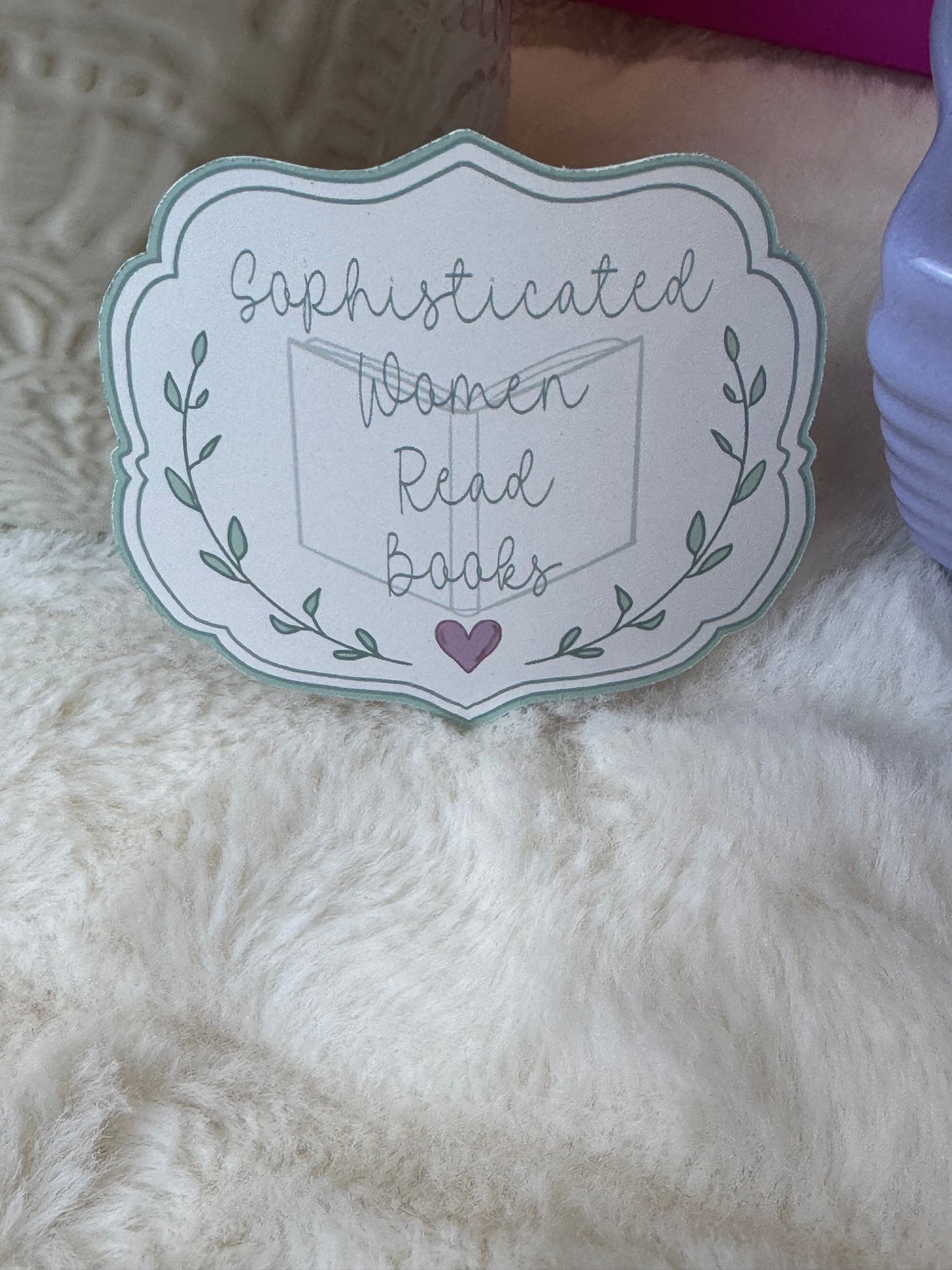 Sophisticated Women Read Books Sticker