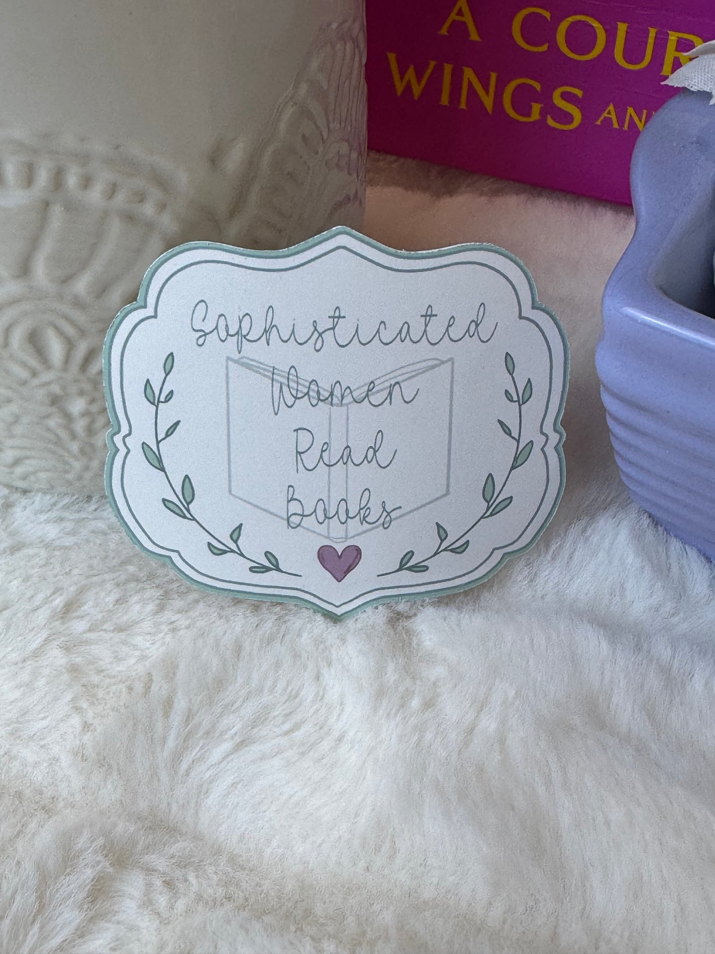 Sophisticated Women Read Books Sticker