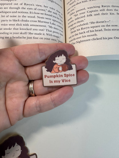 Pumpkin Spice Sticker, Fall Coffee Sticker, Cute Autumn Sticker