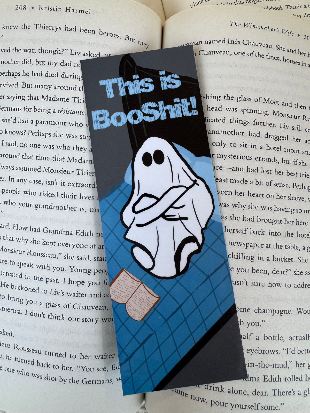 This is Booshit! Funny Ghost Bookmark