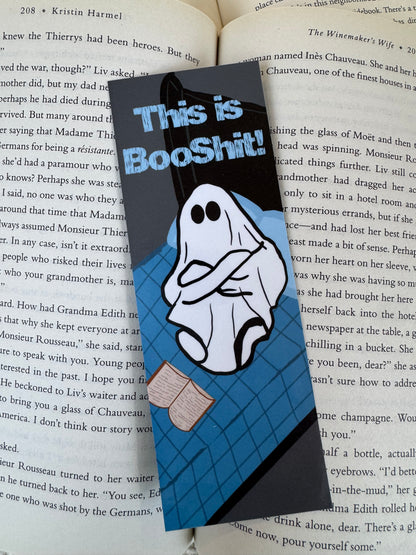 This is Booshit! Funny Ghost Bookmark
