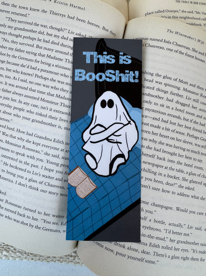 This is Booshit! Funny Ghost Bookmark