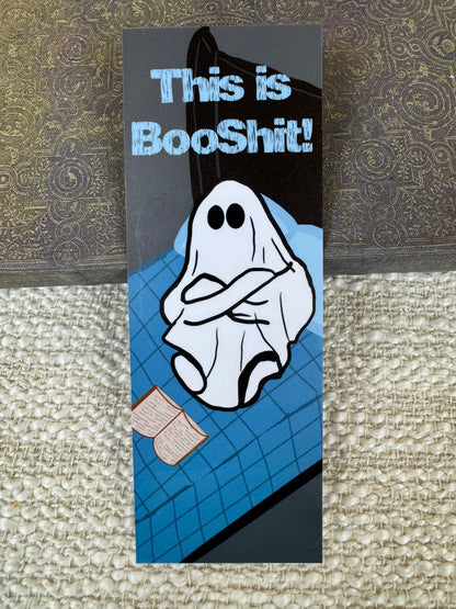 This is Booshit! Funny Ghost Bookmark