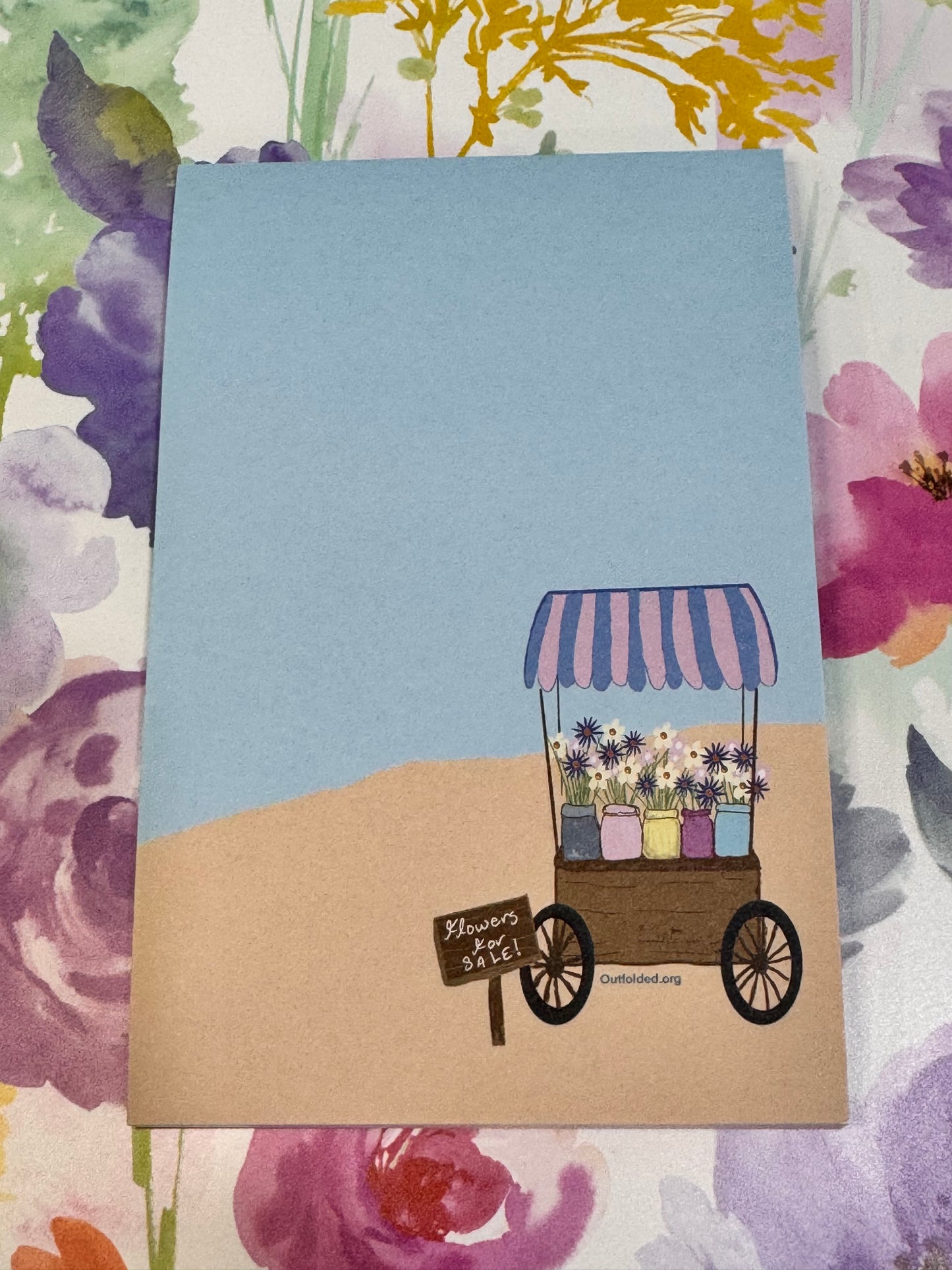 Notepads With Cute Designs, Flowers For Sale, Flower Cart, Sandy Beach List Maker, Organization, Get It Done, Cute Character, 4x6, Flowers