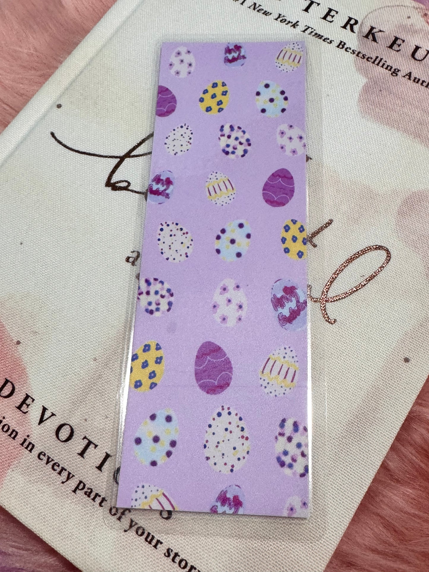 March Monthly Bookmark Set of 3, Spring Easter Flower Bookmarks, Laminated Bookmarks