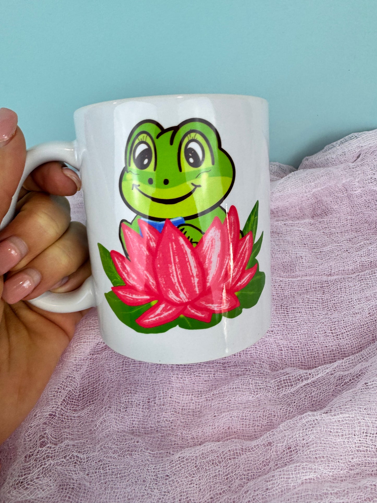 Coffee Mug For Readers Who Love Frogs