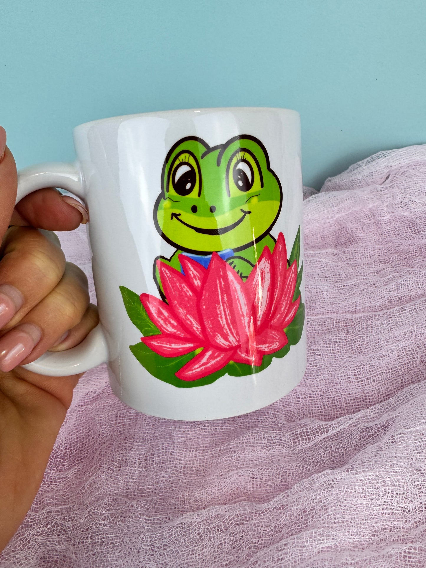 Coffee Mug For Readers Who Love Frogs
