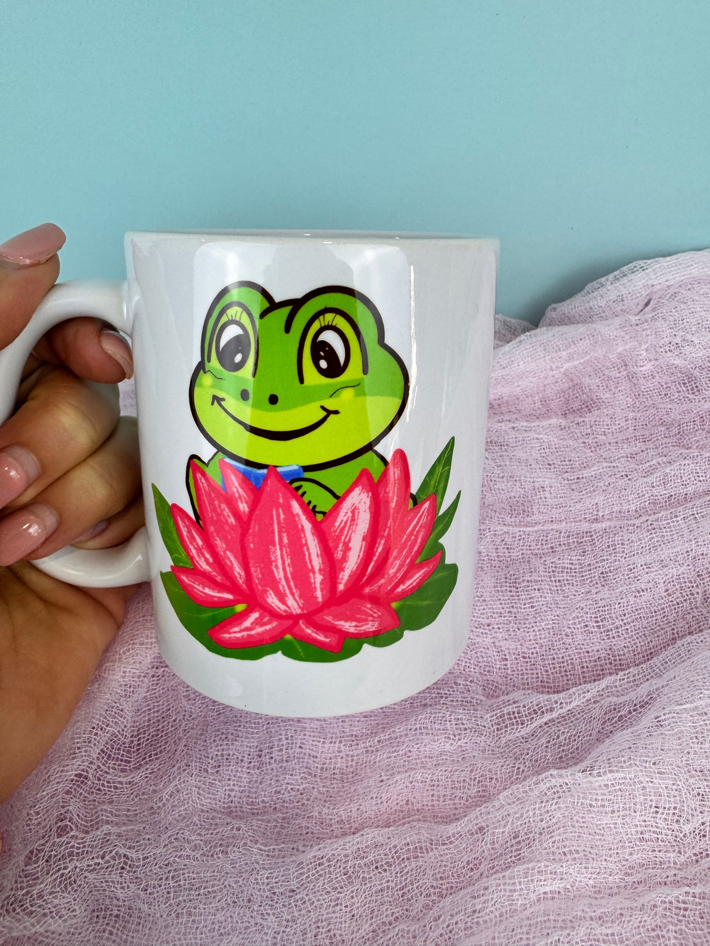 Coffee Mug For Readers Who Love Frogs