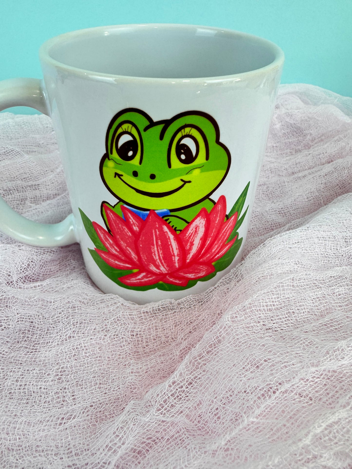 Coffee Mug For Readers Who Love Frogs