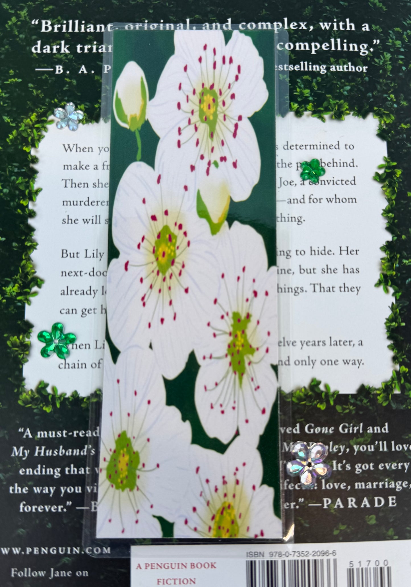 May Birth Flower Hand Drawn Laminated Bookmark, Hawthorn Flowers, Birthdays