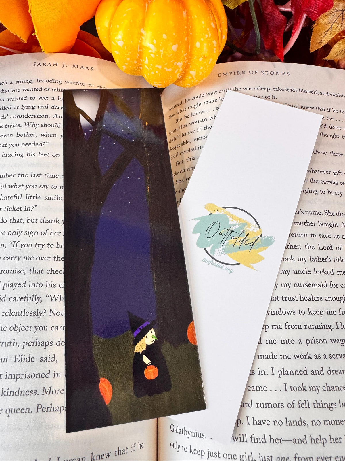 Halloween Witch Bookmark | Trick-or-Treating | Laminated 2 × 6