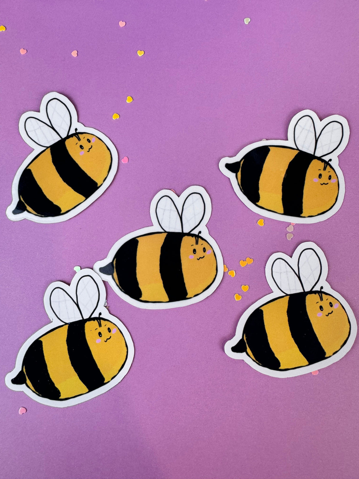 Stewart the Bumblebee Sticker | Matte or Laminated