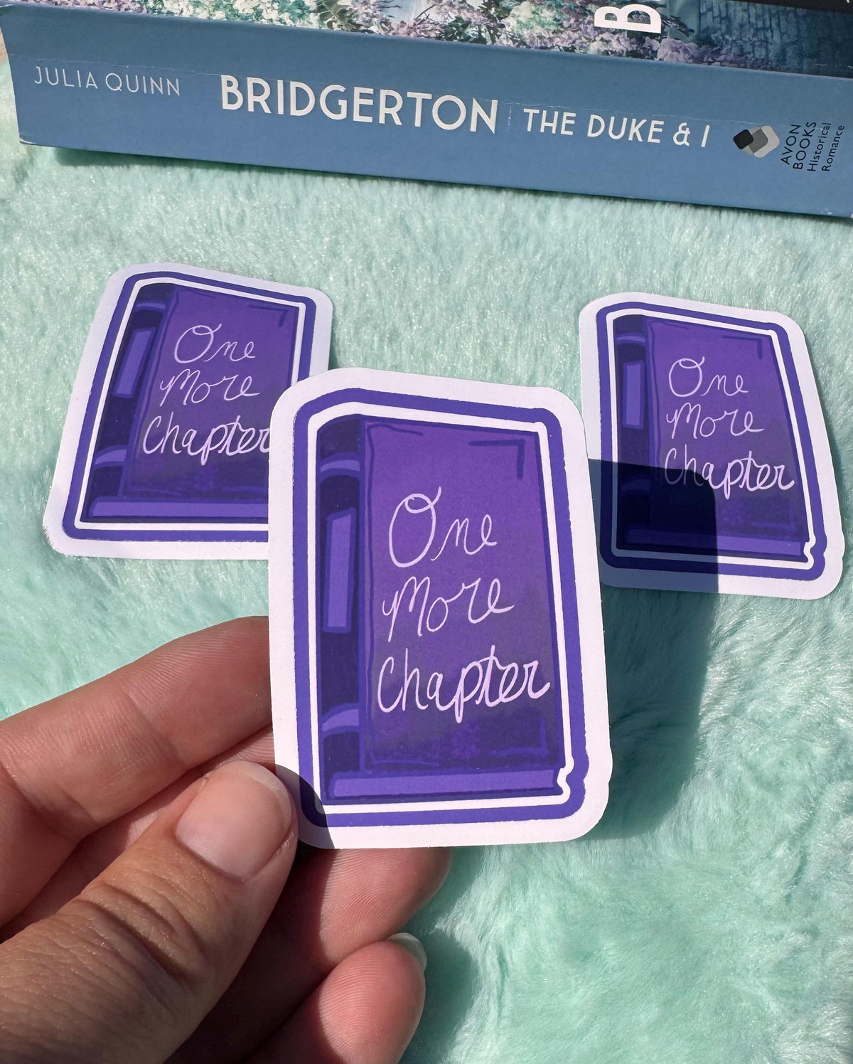 One More Chapter Vinyl Sticker | Purple Book