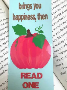Handmade Pumpkin Bookmark – One More Chapter