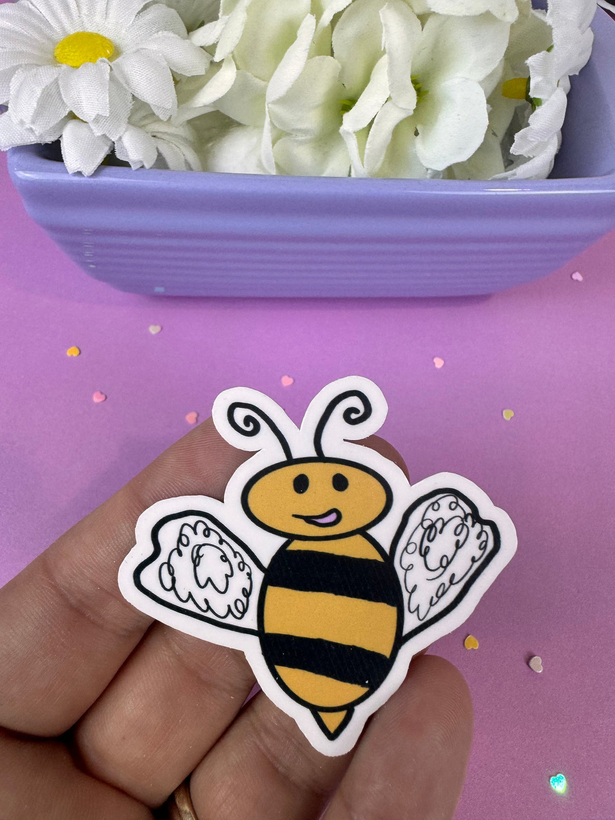 Marley the Bumblebee Sticker | 2.25-Inch Die Cut