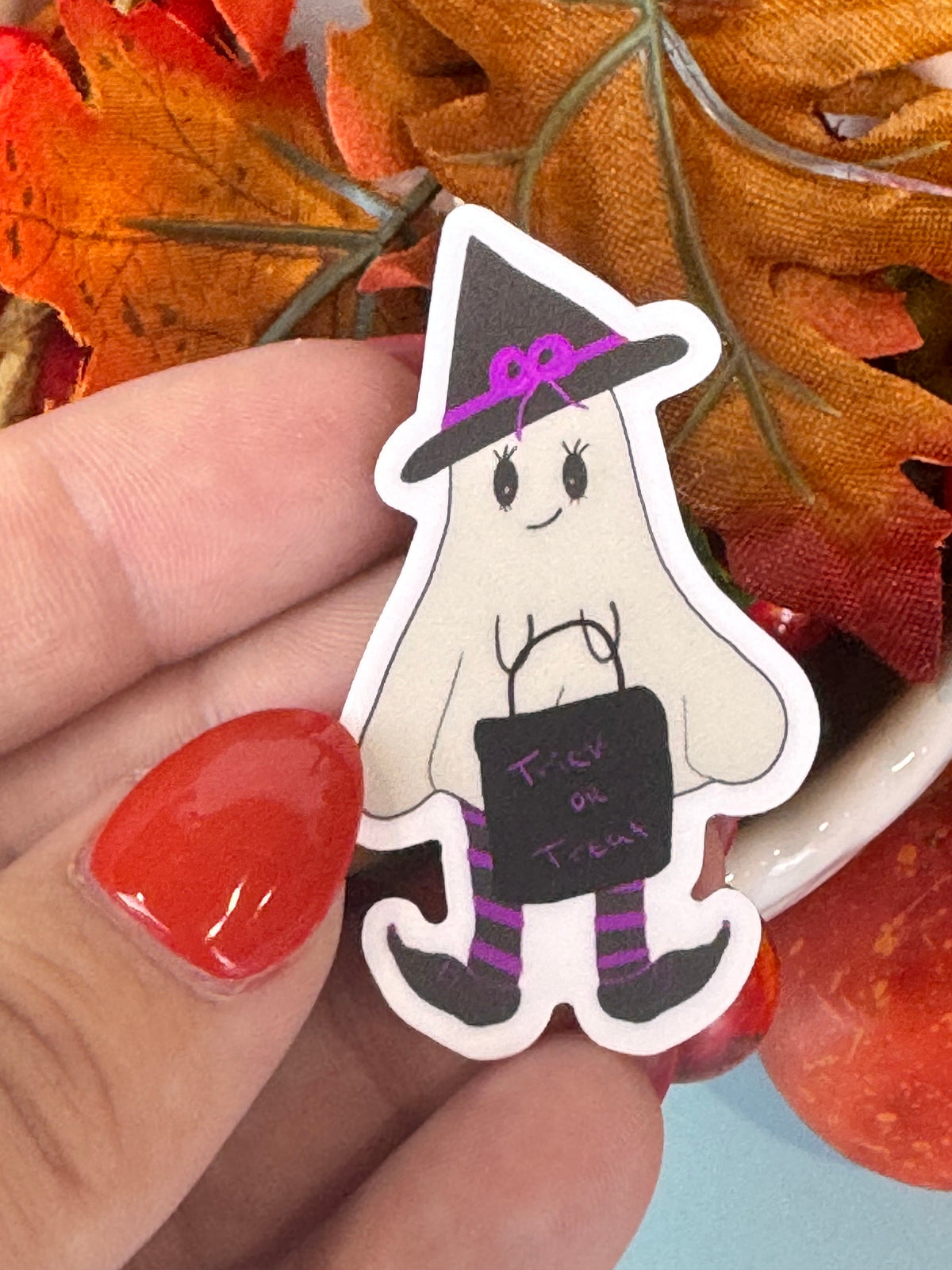 Spirit the Ghost Witch Sticker | Halloween Vinyl