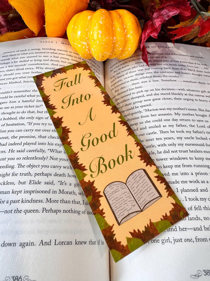 Autumn Leaves Bookmark | Laminated Fall Reading Gift