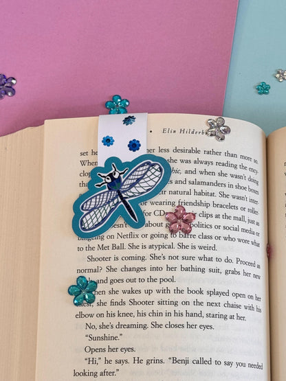 Dragonfly Magnetic Bookmark | Handmade Book Lover Gift