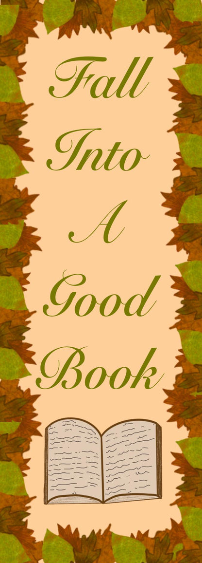 Autumn Leaves Bookmark | Laminated Fall Reading Gift