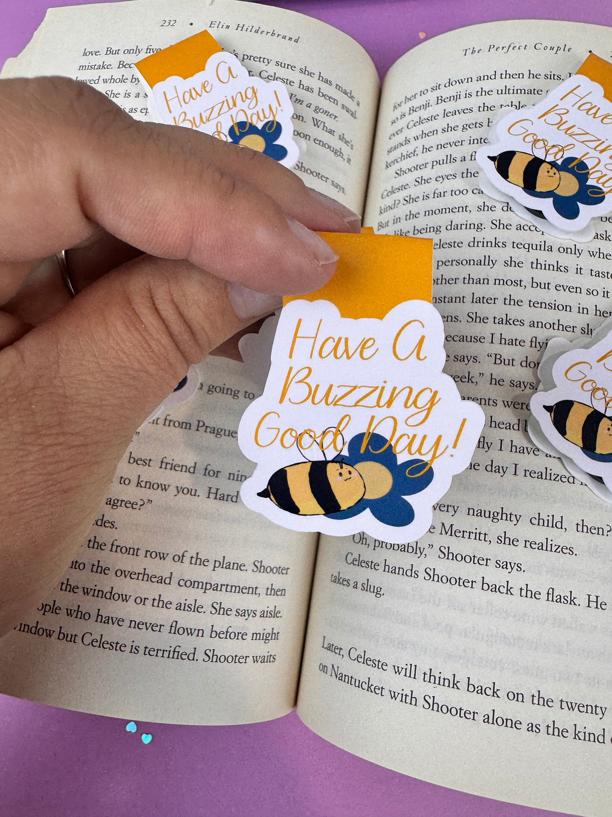 Have a Buzzing Good Day Bumblebee Magnetic Bookmark