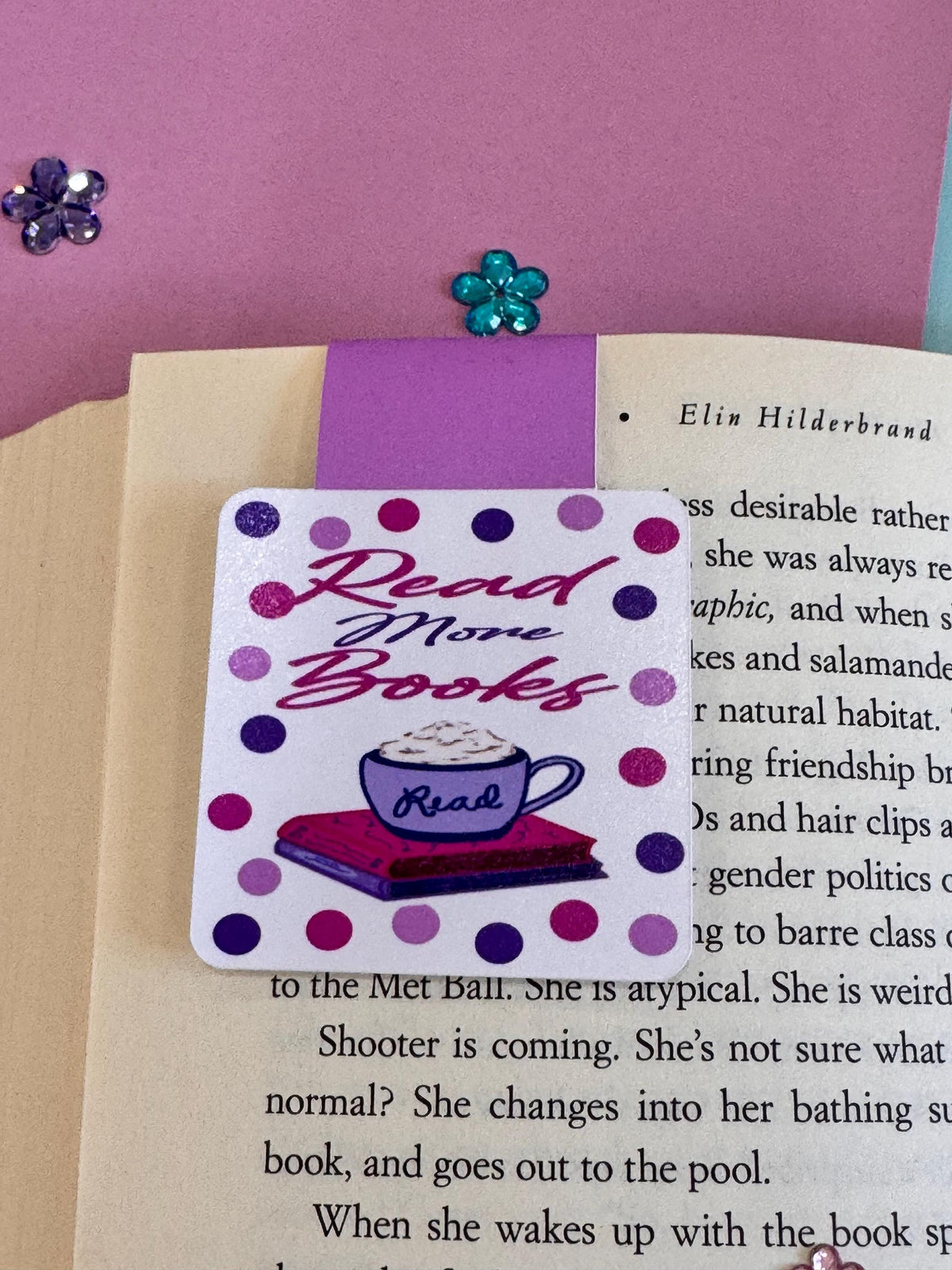 Read More Books Magnetic Bookmark – Coffee & Books