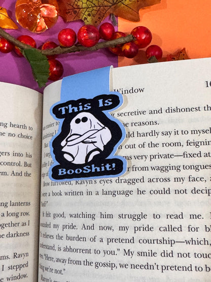 This Is Booshit! Angry Ghost Magnetic Bookmark