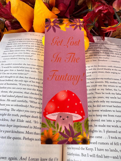 Timmy the Mushroom Bookmark | Laminated 2 × 6