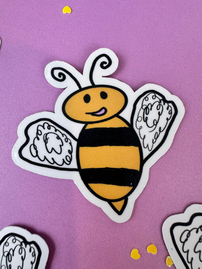 Marley the Bumblebee Sticker | 2.25-Inch Die Cut
