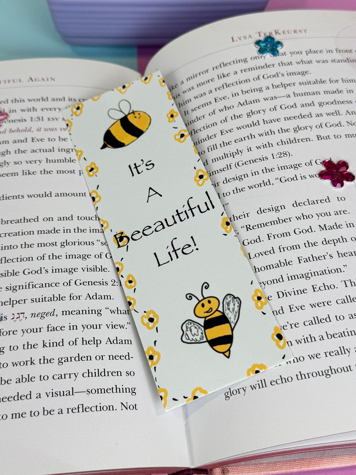 It’s a Beeautiful Life! Bumblebee Bookmark
