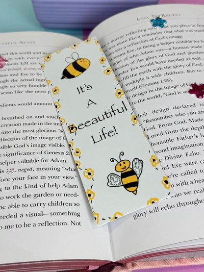 It’s a Beeautiful Life! Bumblebee Bookmark