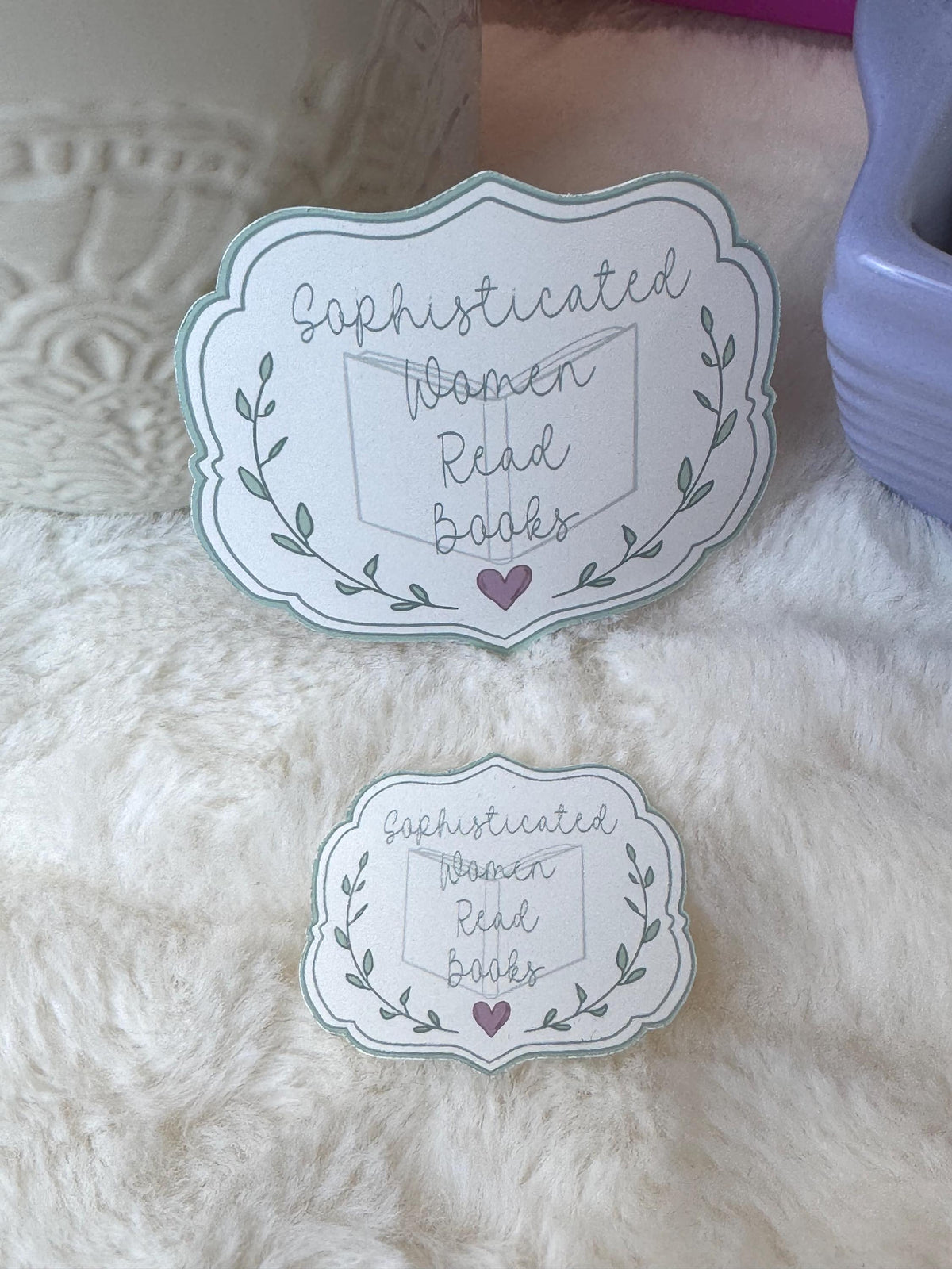 Sophisticated Women Read Books Sticker